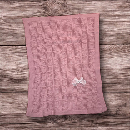 MARLU' - coperta in filo di cotone (set n.23) corredino est 25 - GIRL