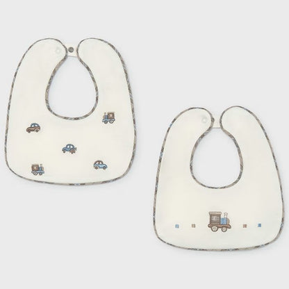 MAYORAL-set 2 bavette bianco/azzurro-invernale