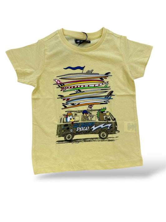 US GRAND POLO - t-shirt manica corta stampata abbigliamento est 25 j - BOY