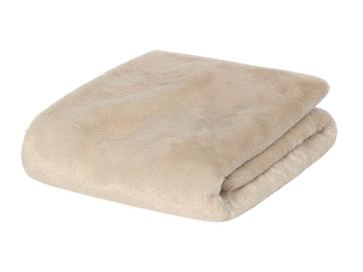 MAYORAL-copertina pellicciotto beige-invernale