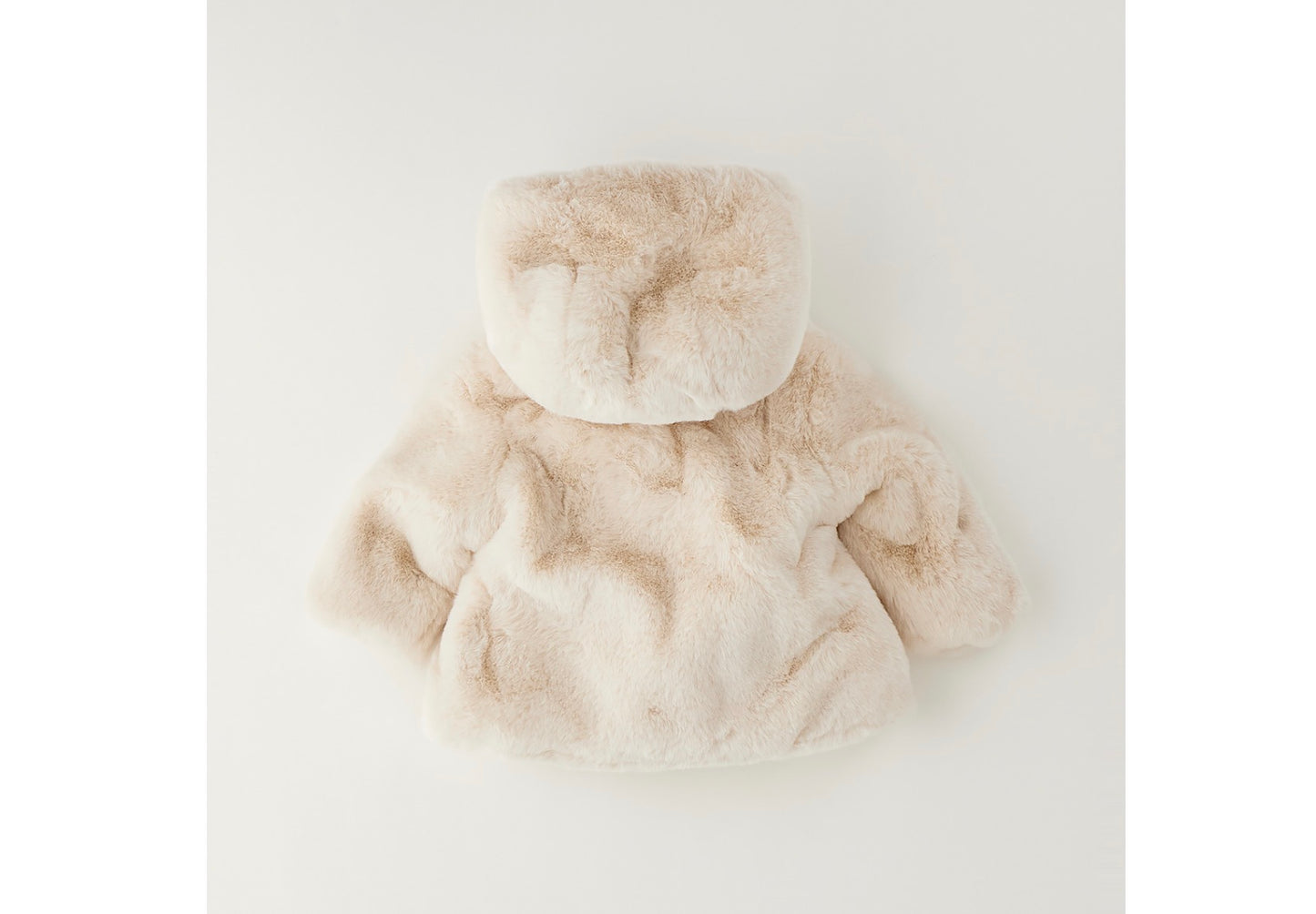 MINIBANDA - cappottino pelliccia beige - invernale