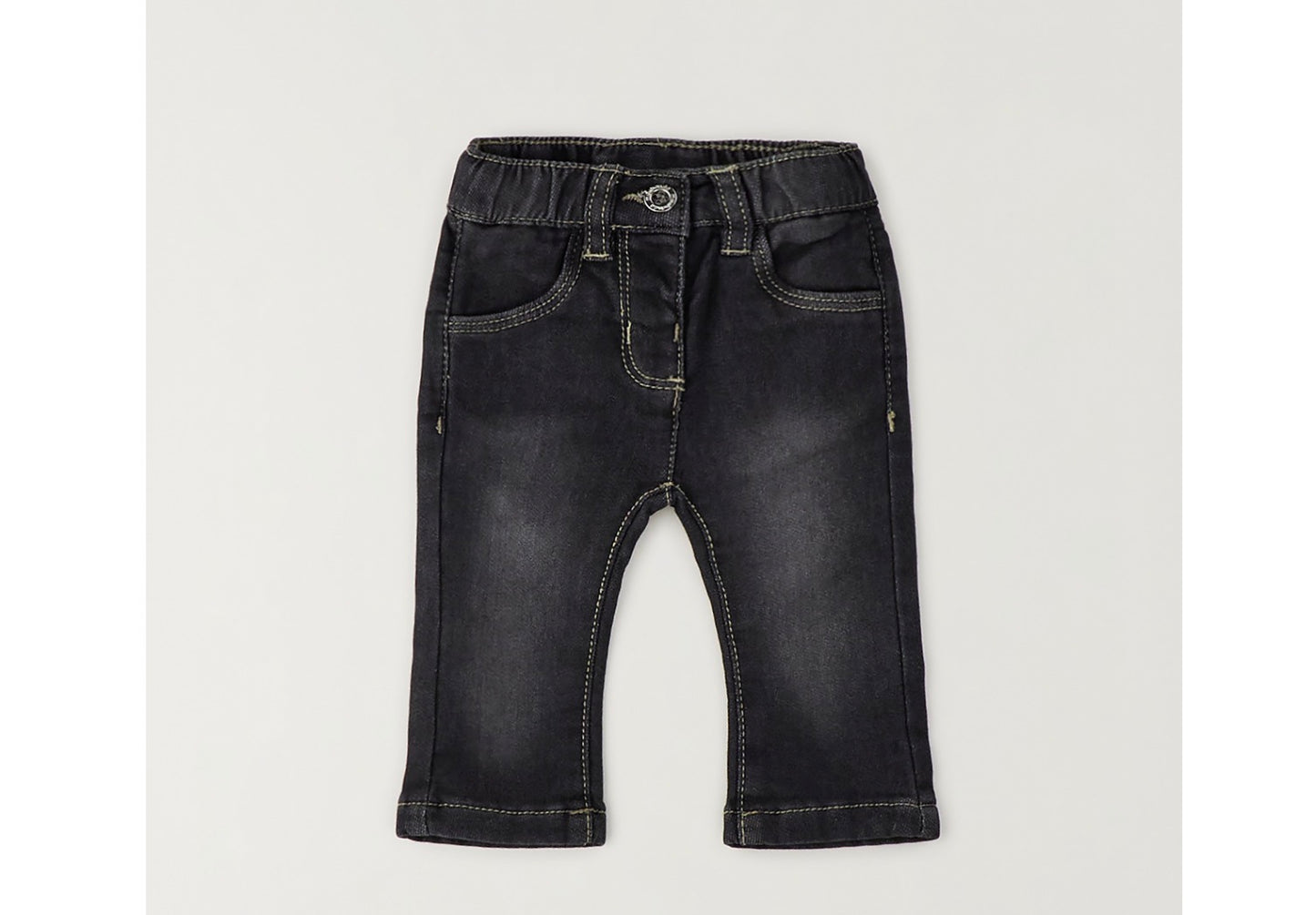 MINIBANDA - pantalone denim lungo nero - invernale