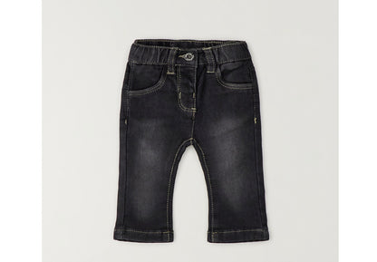 MINIBANDA - pantalone denim lungo nero - invernale