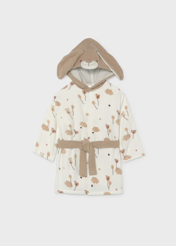 MAYORAL-accappatoio bianco/beige-invernale