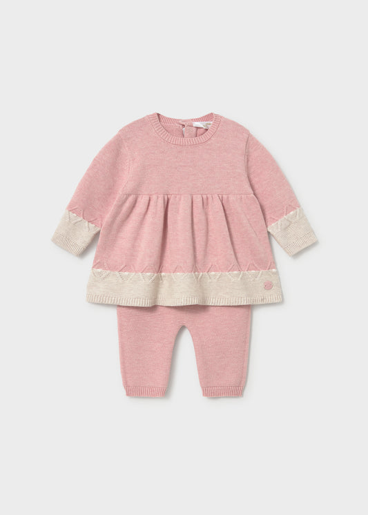 MAYORAL-completino nascita maglia rossa baby-invernale