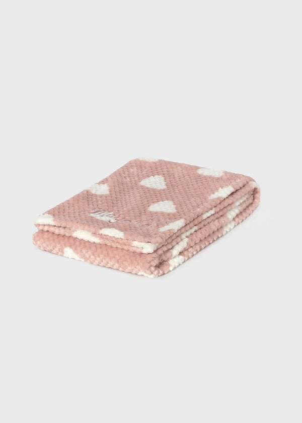 MAYORAL-copertina pellicciotto rosa baby-invernale