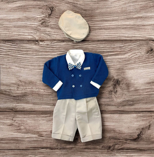MARLU' - completo 4 pz + coppola cerimonia abbigliamento est 25 - BOY