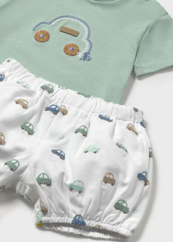 MAYORAL - completino 2 pz macchinine abbigliamento est 25 b - BOY