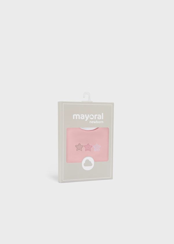 MAYORAL - set 2 bavette rosa baby accessori corredino - GIRL