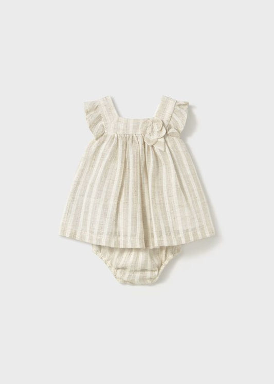 MAYORAL - vestito con copripannolino righe lino abbigliamento est 25 b - GIRL