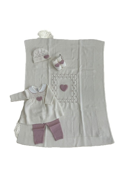 BABY LORD - completino 4pz corredino inv - GIRL