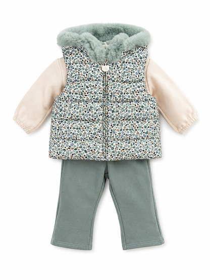 MAYORAL-completo 3 pezzi con gilet lago-invernale