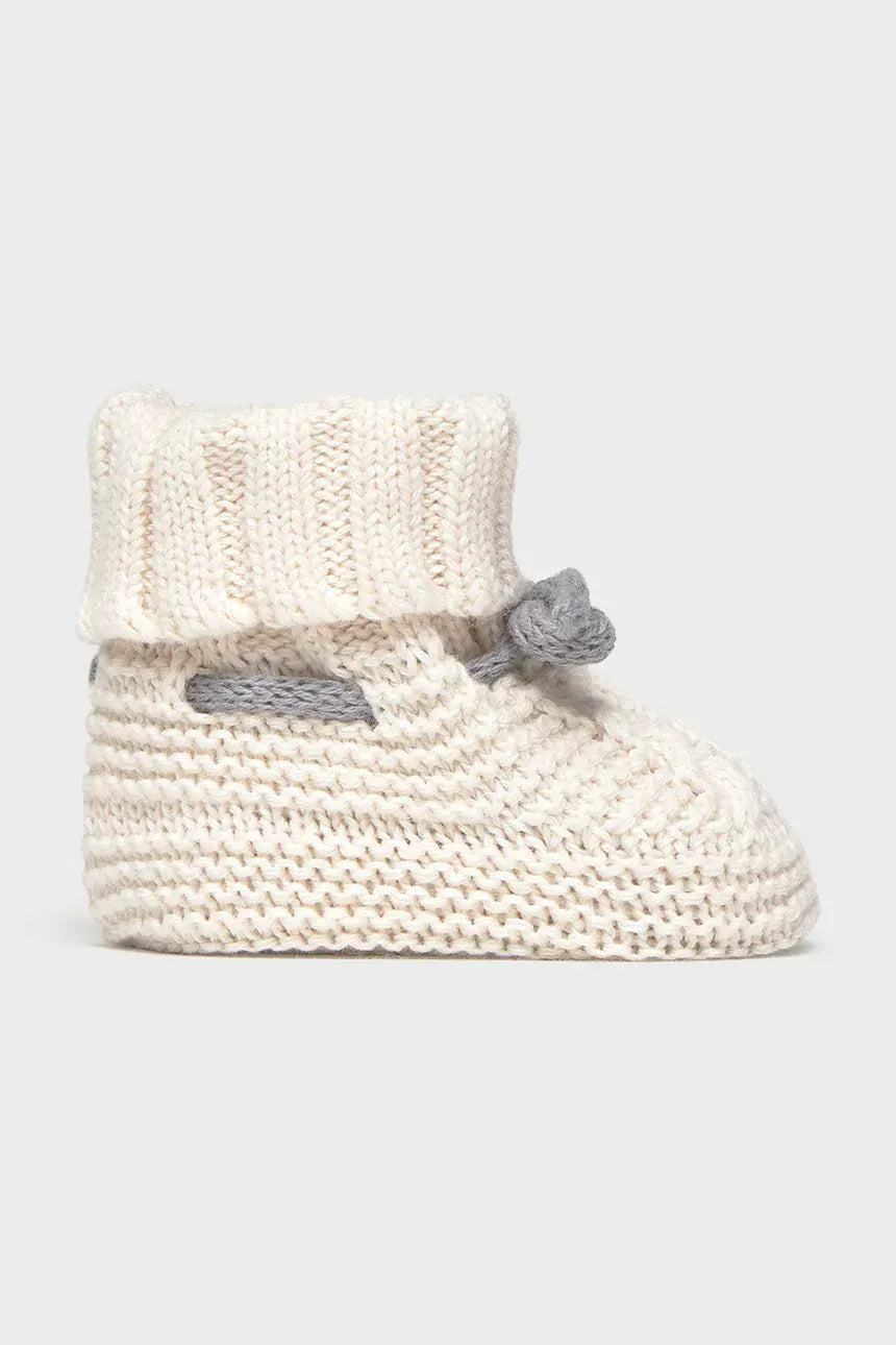 MAYORAL-scarpine tricot panna/grigio