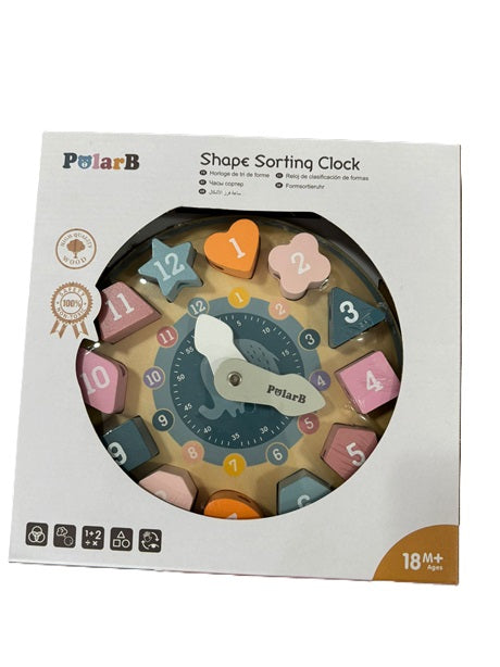 POLARB - shape sorting clock