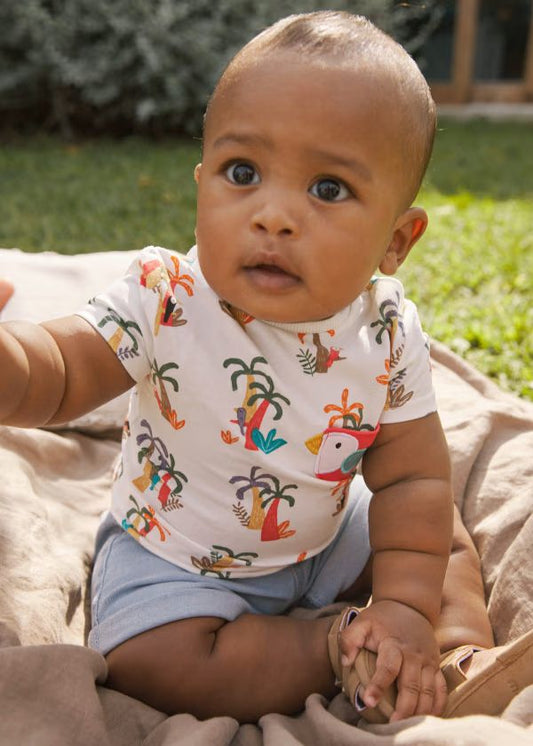 MAYORAL - completo corto 2 pz tropicale abbigliamento est 25 b - BOY
