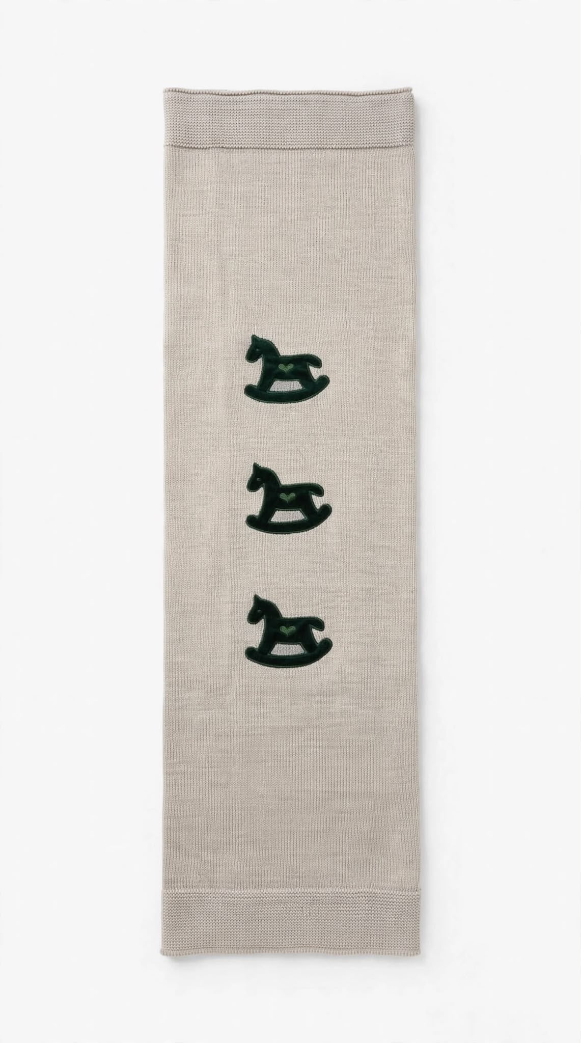 BABY LORD - coperta cavalluccio lana 100% corda/verdone - invernale