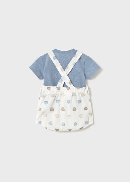 MAYORAL - completo 2 pz salopette orsetti abbigliamento est 25 b - BOY