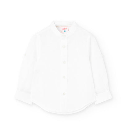 BOBOLI - camicia coreana in lino abbigliamento est 25 j - BOY