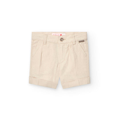 BOBOLI - shorts in lino abbigliamento est 25 j - BOY