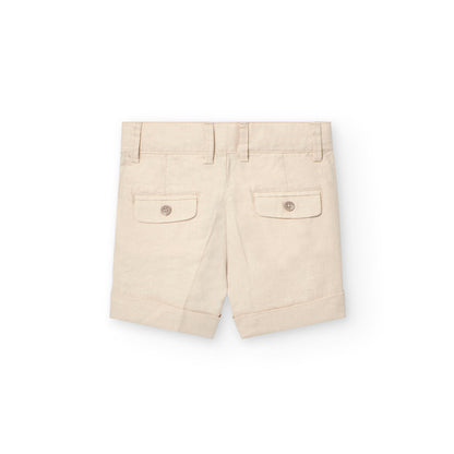 BOBOLI - shorts in lino abbigliamento est 25 j - BOY
