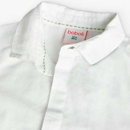 BOBOLI - camicia in lino abbigliamento est 25 j - BOY