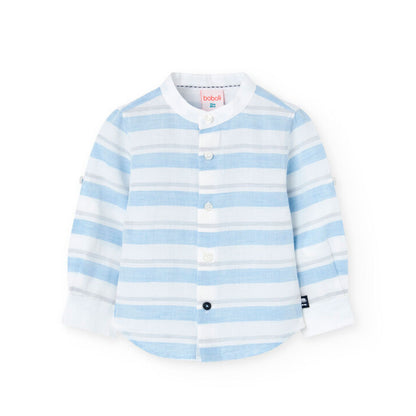 BOBOLI - camicia coreana a righe abbigliamento est 25 j - BOY
