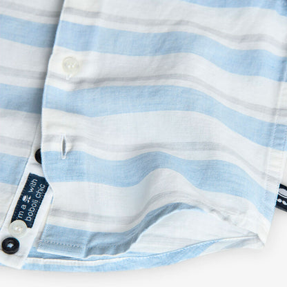 BOBOLI - camicia coreana a righe abbigliamento est 25 j - BOY