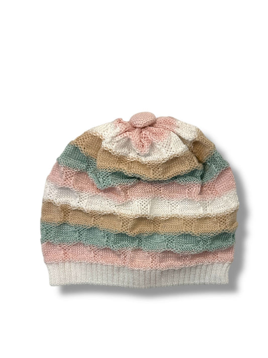 MARLU' - cuffietta in filo di cotone (set n.15) corredino est 25 - GIRL