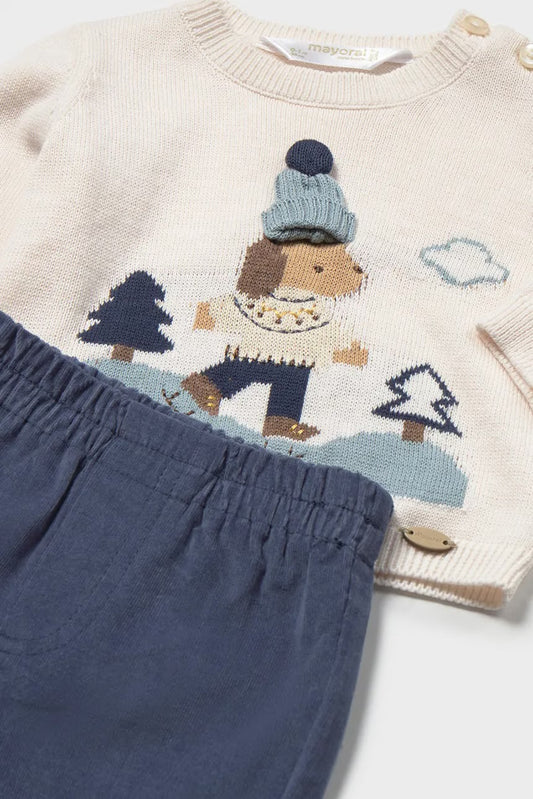 MAYORAL-completo pantalone lungo blu-invernale