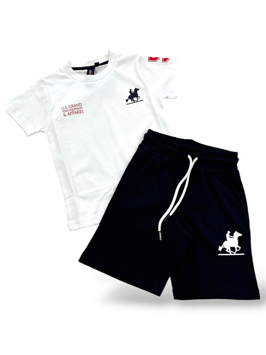 US GRAND POLO - completo jersey corto abbigliamento est 25 j - BOY