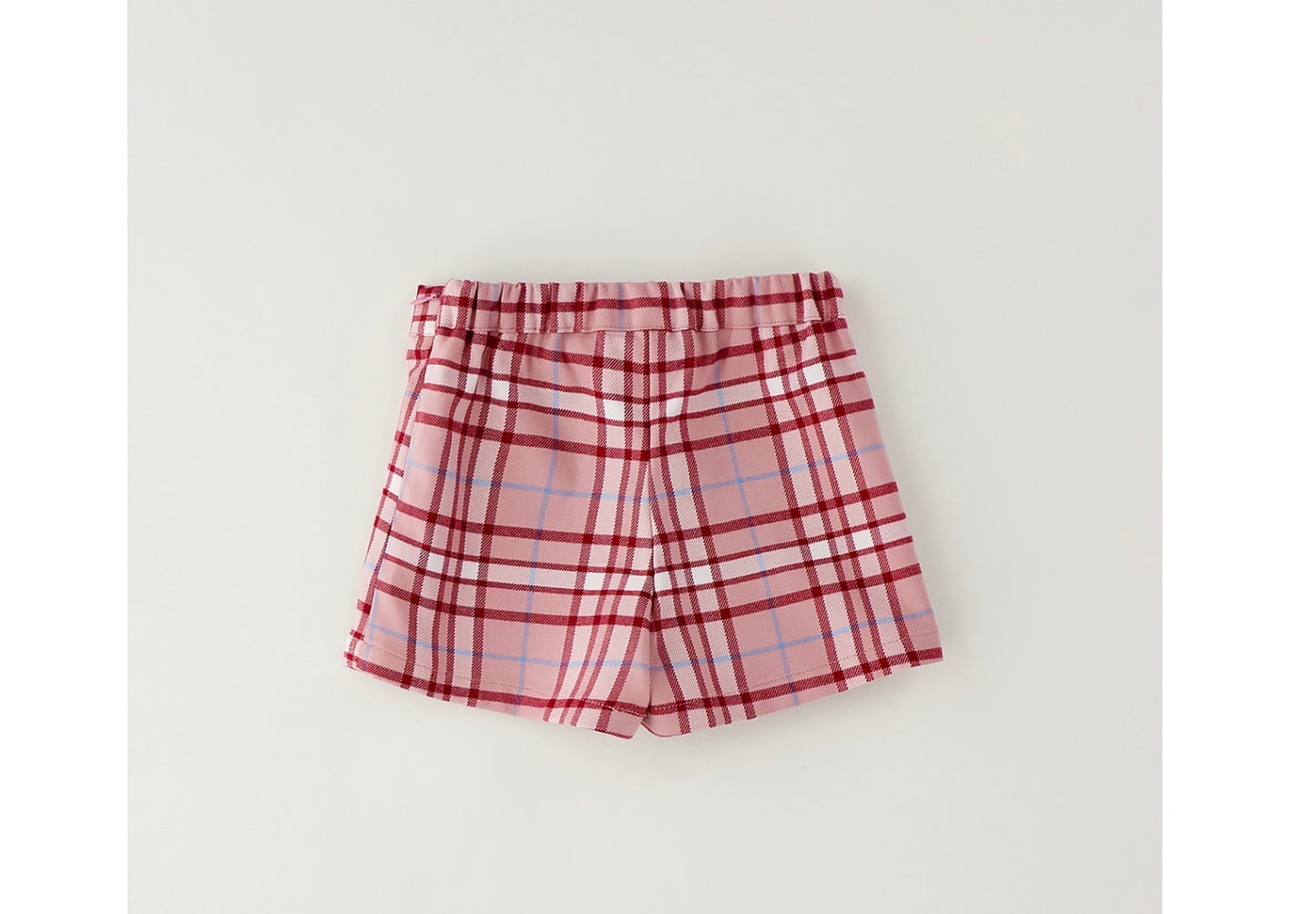 MINIBANDA - gonna pantaloncino quadri rosa - invernale