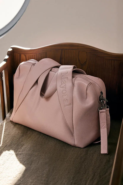 MAYORAL-borsone ecopelle rosa baby-invernale