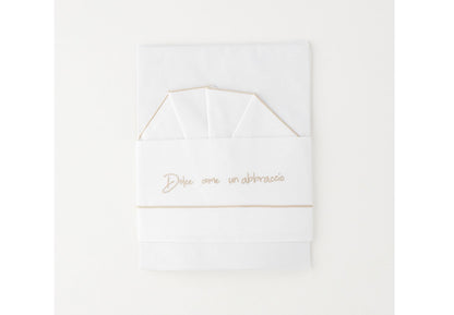 MINIBANDA - set lenzuolino beige