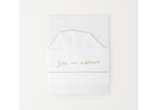 MINIBANDA - set lenzuolino beige