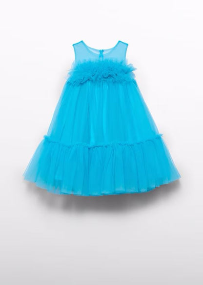 ABEL & LULA - abito tulle voluminoso abbigliamento est 25 j - GIRL