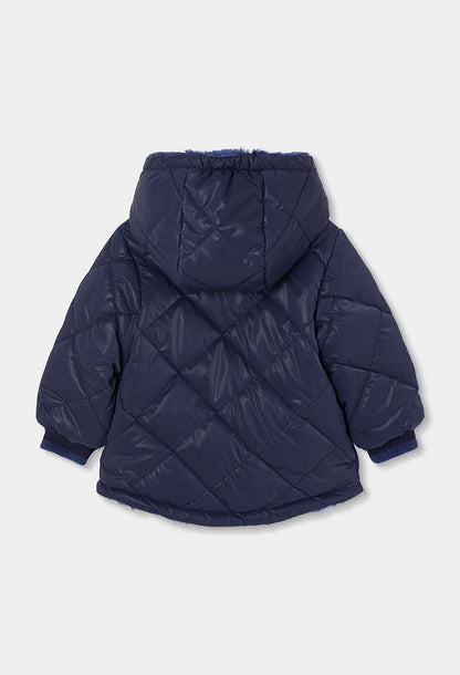 BOBOLI-giubbotto bimba blu-invernale
