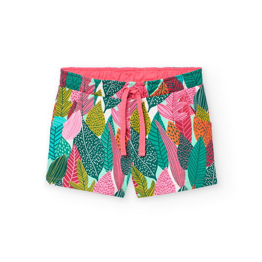 BOBOLI - pantaloncino tropicale abbigliamento est 25 j - GIRL