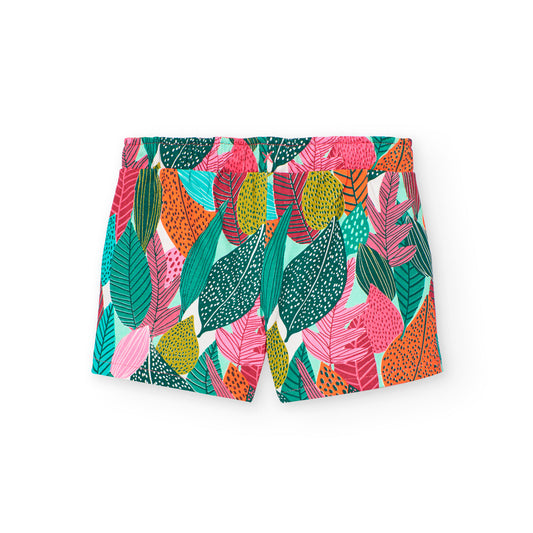 BOBOLI - pantaloncino tropicale abbigliamento est 25 j - GIRL
