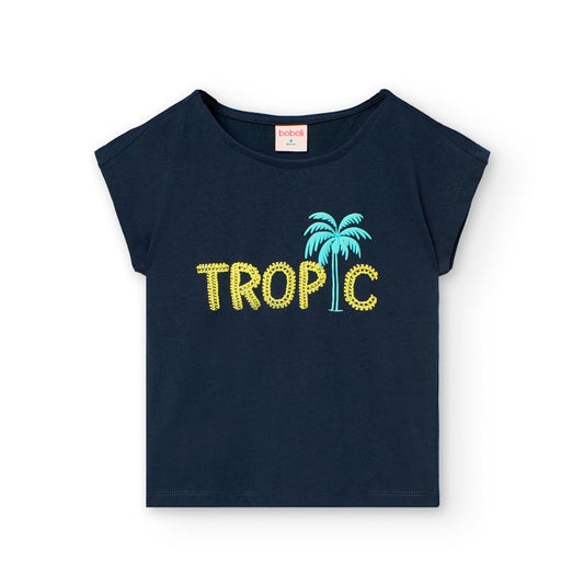 BOBOLI - t-shirt tropicale abbigliamento est 25 j - GIRL