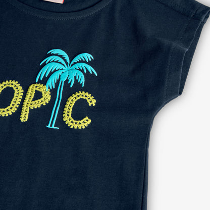 BOBOLI - t-shirt tropicale abbigliamento est 25 j - GIRL