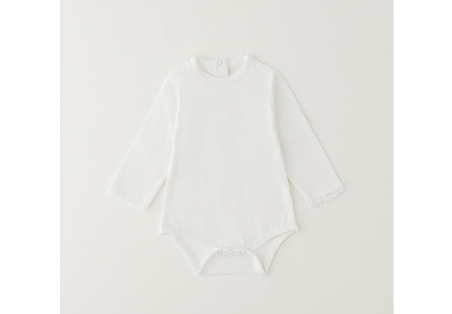 MINIBANDA - maglia body m/l bianco - invernale