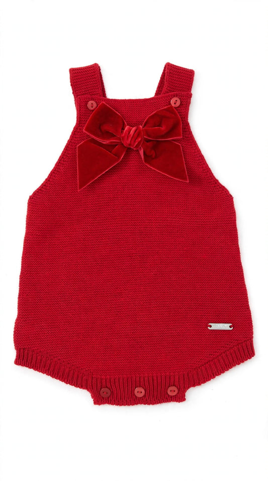 CONDOR-pagliaccetto fiocco velluto rosso-invernale