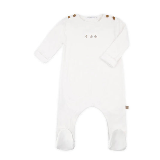 BAMBOOM - tutina neonato bees panna