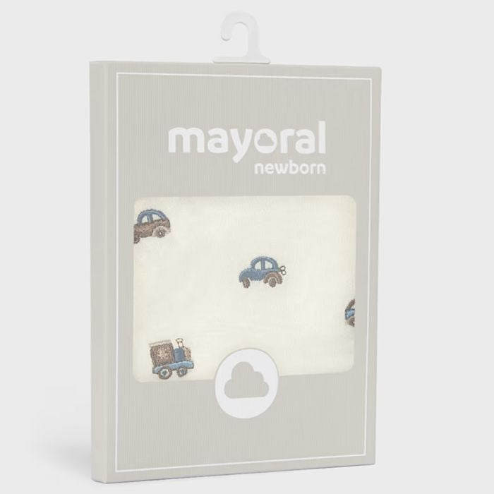 MAYORAL-set 2 bavette bianco/azzurro-invernale