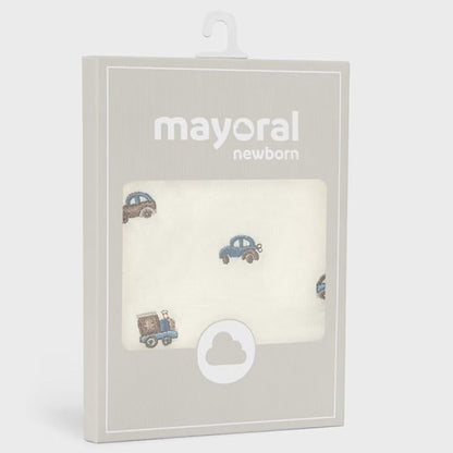 MAYORAL-set 2 bavette bianco/azzurro-invernale