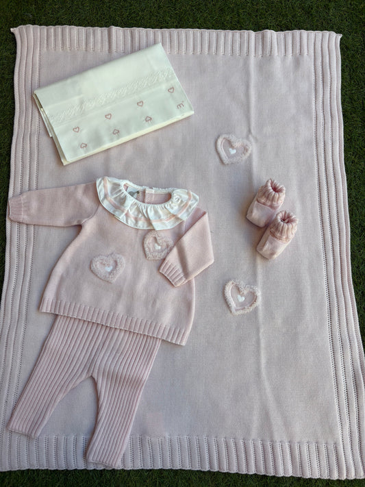 MARLÙ - set lenzuolino set n21 rosa/vaniglia