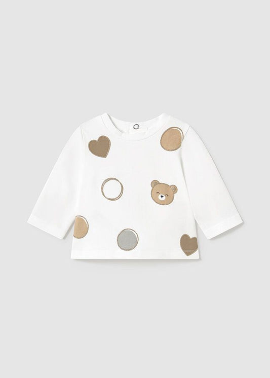 MAYORAL - t-shirt manica lunga stampata abbigliamento est 25 b - GIRL