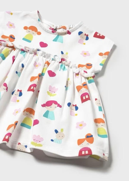 MAYORAL - vestito stampato in jersey abbigliamento est 25 b - GIRL
