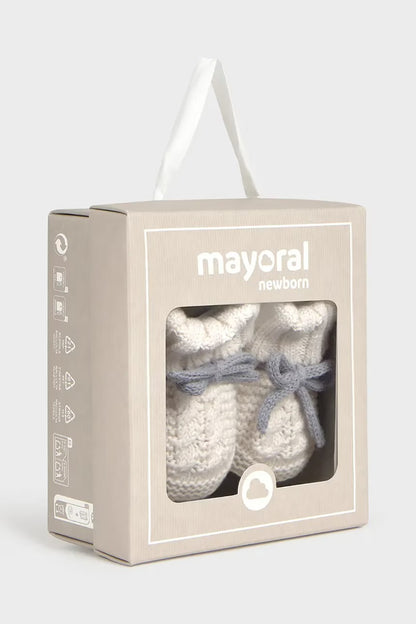 MAYORAL-scarpine tricot panna/grigio