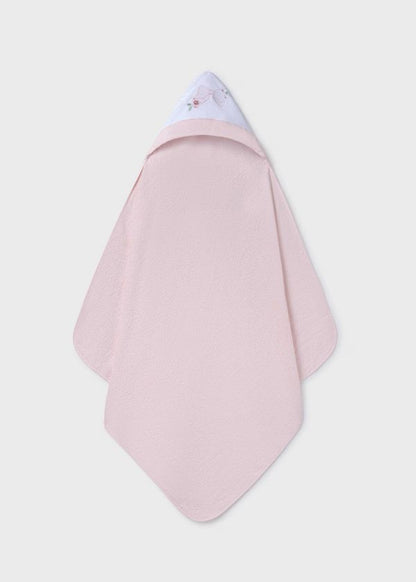 MAYORAL - telo bagnetto fiocco rosa accessori corredino - GIRL
